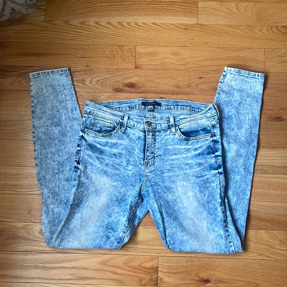 Flying monkey acid wash jeans